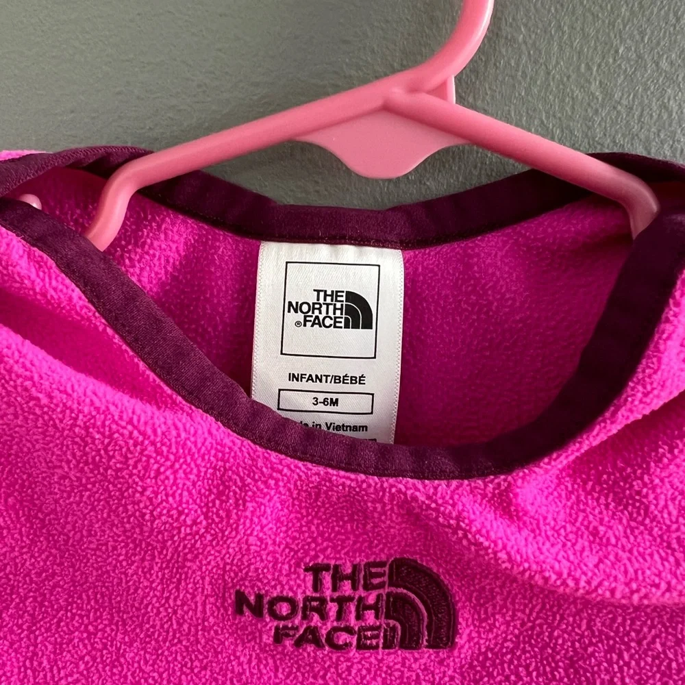 Infant The North Face Micro Fleece One Piece // Size 3-6 Months - Picture 3 of 5